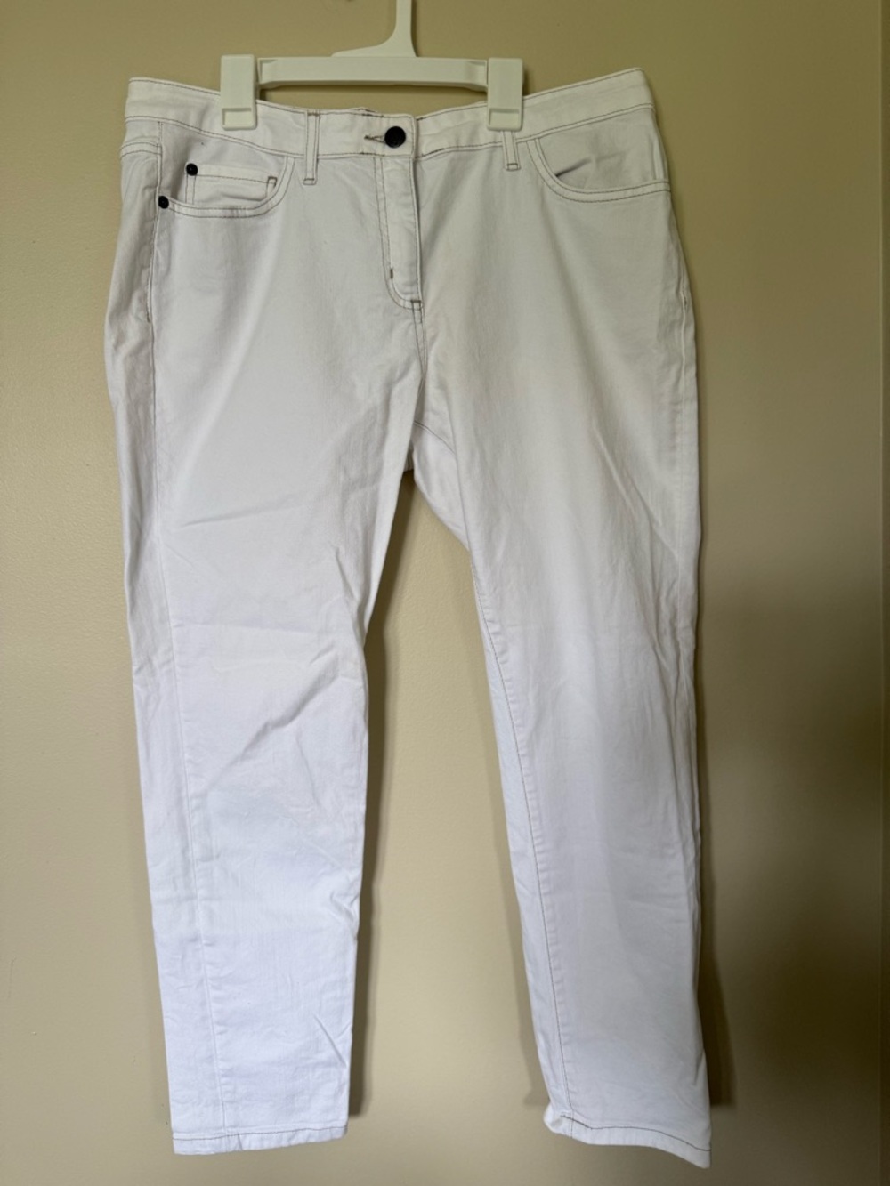 Boden White Straight-Leg Women’s Jeans